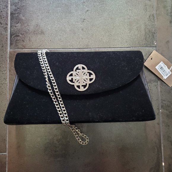 Handbags - Velvet 'Cross' Purse